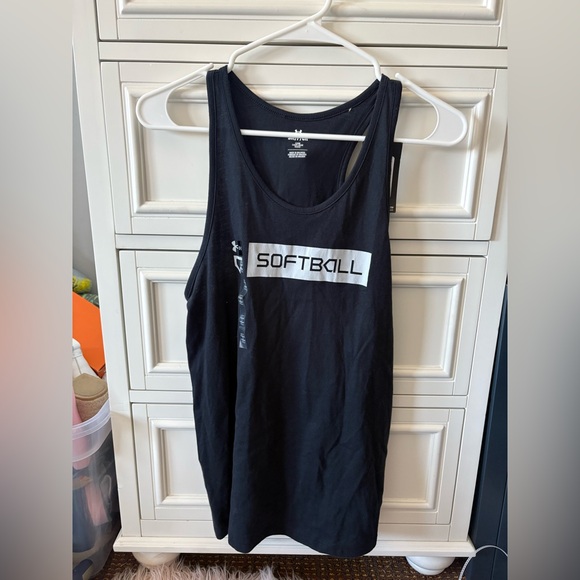Under Armour Tops - Under Armour Navy Women's Softball Tank size SP NWT